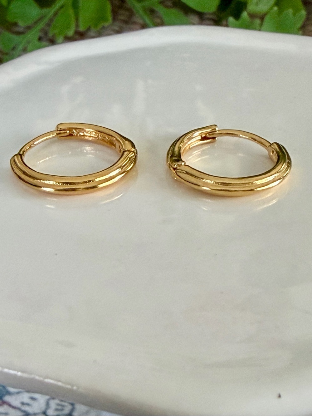 Must Have Polished Gold Huggie Hoop Earrings
